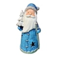 thumbnail image 4 of Muñeca de Papá Noel ilumina regalo para niños para centro comercial accesorios de fotografía de decoración del hogar Azul 64x6x143cm BLESIY muñeco de papá noel, 4 of 8