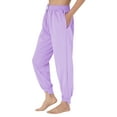thumbnail image 3 of Matchstick Women Track Pants Relaxed Fit Jogger Sweatpants(S-XXL), 3 of 6