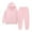 Pink, variant on Utoimkio Toddler Baby Boys Girls Hooded Tracksuit Pullover Sweatshirt Jogging Pants Set of 2 Unisex Fall Sweatsuit for Kids 0-13 Years
