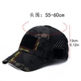 thumbnail image 3 of Unisex Breathable Camouflage Baseball Cap Military Tactical Sun Hat, Adjustable Outdoor Sports Training Cap Moisture Wicking Headwear for Hiking and Climbing, 3 of 6