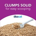 thumbnail image 4 of okocat Premium Less Mess Low-tracking, Clumping Natural Wood Pellet Cat Litter, Dust Free, Unscented 14.8 lbs, 4 of 10