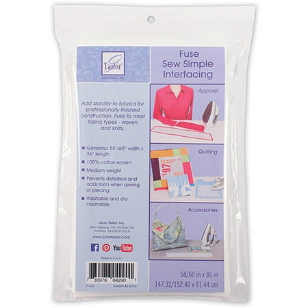 Sew Simple Fusible Interfacing, 58/60" x 36