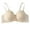 Beige, variant on GEWSEY Sheer Lace Bralette Everyday Bra for Women Supportive Push-Up Senior-Friendly Fit Full Coverage Seamless (Light Purple, S)