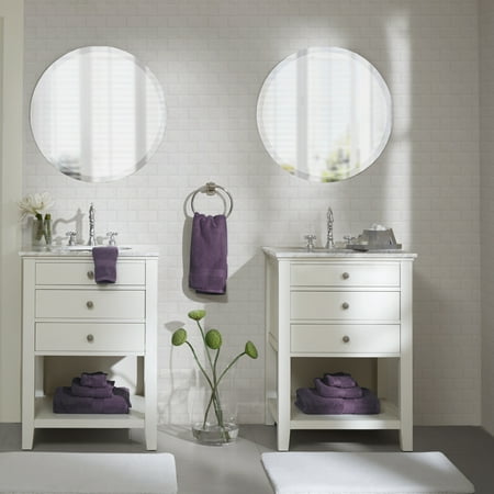 8pc Bath Towel Set Purple