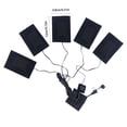 thumbnail image 4 of Teissuly 5 in 1 Electric Vest Heater Warm Cloth Jacket - USB Thermal Heated Pad Body Warmer Teissuly WER202311214392, 4 of 9