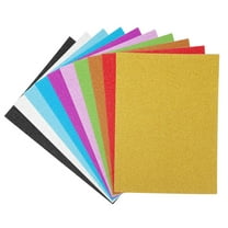 Uxcell Glitters Cardstock Set, 10Sheets A4 No-Shed Shimmer Glitters Paper, Multicolored