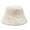 Beige, variant on Faux Fur Bucket Hats Woman Thickened Furry Cozy Winter Hats Lovely Solid Color Style Wide Brim Fisherman Cap Fluffy Soft Hat for Sports, Green, One Size