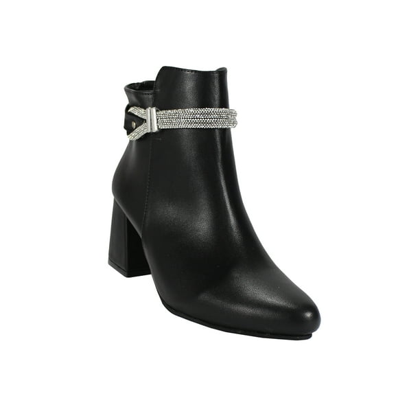BOTIN DE VESTIR LEON MUJER NEGRO SINTETICO 1606