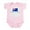 Petal Pink, variant on CafePress - Made In Australia Infant Bodysuit - Baby Light Bodysuit, Size Newborn - 24 Months