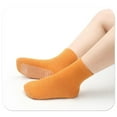 thumbnail image 3 of COUVER Unisex Baby Non Slip Grip Ankle Socks with Non Skid Soles for Infants Toddlers Kids Boys Girls, Girls Plain, 0-1Y, 6 Pairs, 3 of 6