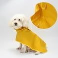 thumbnail image 1 of EIMELI Liquidation! Imperméable pour Animaux de Compagnie Poncho Portable Transparent Réfléchissant avec Tablier pour Protéger l'Abdomen TG, 1 of 16