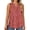Red-Floral, variant on WellSize Plus Size Tank Tops for Women Henley V Neck Sleeveless Shirts Dressy Floral Blouses Summer Tunic Tops