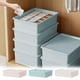 thumbnail image 1 of Caja Organizadora de Ropa Interior con Cajón - Organizador de Bragas con Tapa, Azul MNFD, 1 of 9