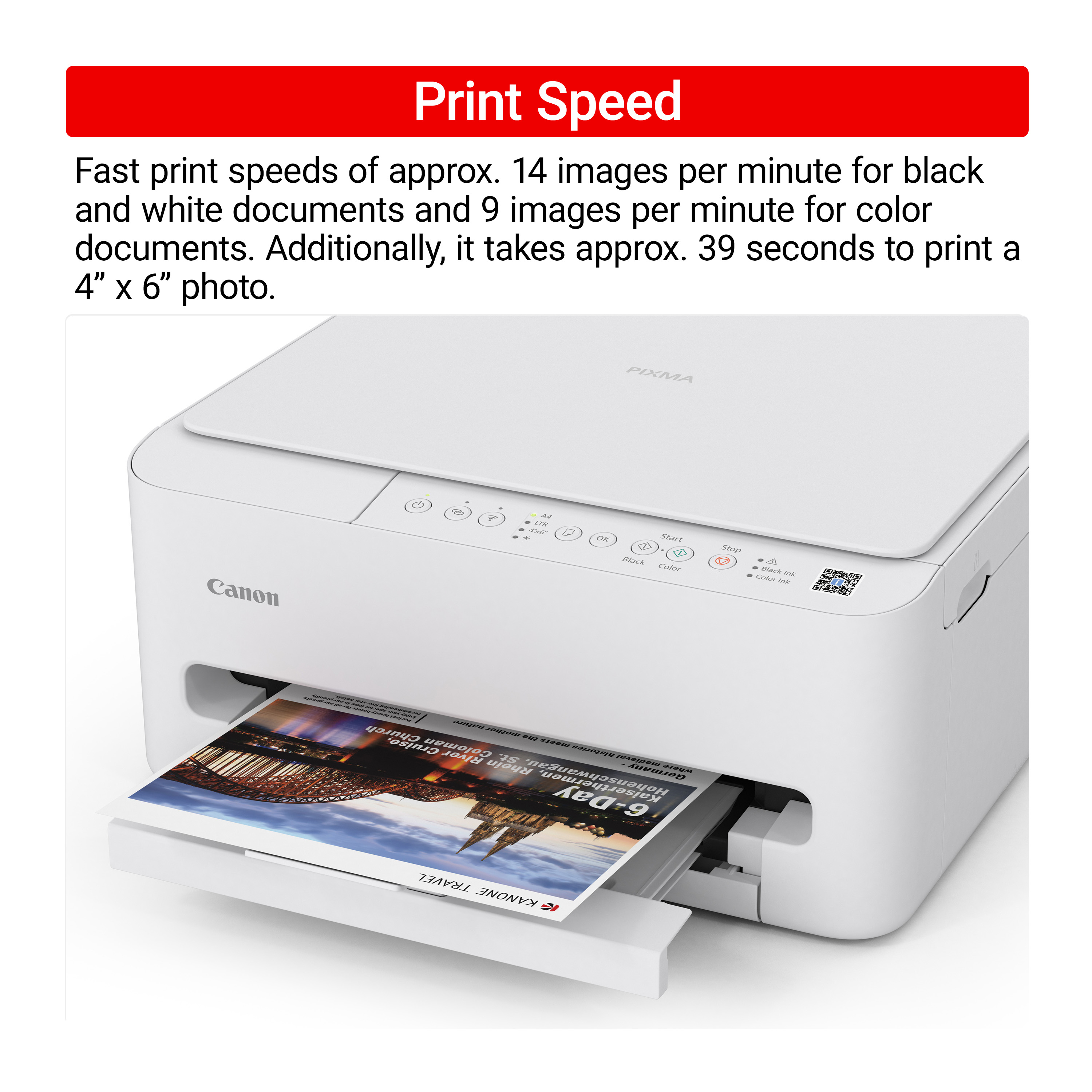 Canon Pixma TS4320 Wireless All-in-One Inkjet Printer photo 6