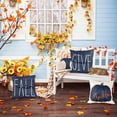 thumbnail image 6 of Fall Pillow Covers 20 x 20 Inch Blue Pumpkins Throw Pillow Covers for Farmhouse Autumn Cushion Covers Thanksgiving Pillow Case for Indoor Home Bedroom Sofa Decor, 6 of 6