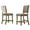 Brown#0, variant on Dining Chairs Burbank Modern Round Boucle Dining Chairs, Set of 2, White,Fabric Dining Chairs