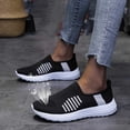 thumbnail image 4 of asdoklhq Womens Casual Shoes, Ladies Stretch Cloth Large Size Women's Casual Sports Weaving Shoes, 4 of 9