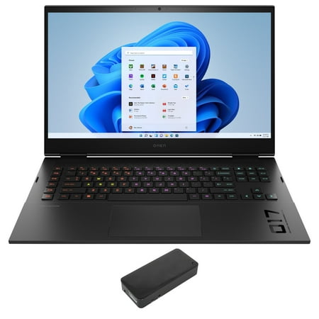 HP OMEN 17 Gaming/Entertainment Laptop (Intel i7-13700HX 16-Core, 17.3in 144 Hz Full HD (1920x1080), GeForce RTX 4070, 32GB DDR5 4800MHz RAM, Win 10 Pro) with DV4K Dock