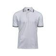 thumbnail image 1 of Tee Jays Polo de Luxe à Rayures pour Hommes, 1 of 2