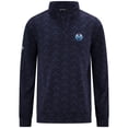 thumbnail image 2 of Men's Levelwear Navy Edmonton Oilers Chameleon Quarter-Zip Sweatshirt, 2 of 3