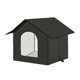 thumbnail image 2 of Caseta para Perros Plegable para Interior y Exterior | Tela Impermeable 600D | Aislamiento Reflectante Del Calor | 40 X 38 X 35 Cm | Negra, 2 of 7
