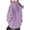 Purple, variant on Hoodies with Pockets 4-14 Years Boys and Girls Solid Casual Hooded Sweatshirts Baggy Comfy Pullover Tops Streetwear