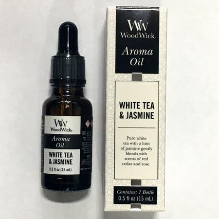 Woodwick Aroma Oil 0.5 Oz. - White Tea & Jasmine (Best Jasmine Tea Brand)