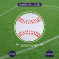 thumbnail image 2 of Unique Bargains 9 Inch Baseball Soft Foam Baseballs Bulk Training Baseball Unmarked Baseballs for Youth, White 2 Pack, 2 of 6