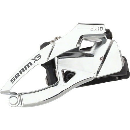 SRAM X5 Lo Clamp Dual Pull 2 x 10 31.8/34.9 Front Derailleur Black