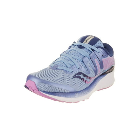 Saucony Womens Omni ISO Running Shoe Sneaker - Blue/Navy/Purple - Size