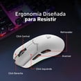 thumbnail image 2 of Mouse Gamer BALAM RUSH DRIFT PRO MG7 26000dpi 5 Botones Inalambrico 2.4GHz BT 5.3 Blanco BR-938532 Mayor precisión y control, 2 of 5