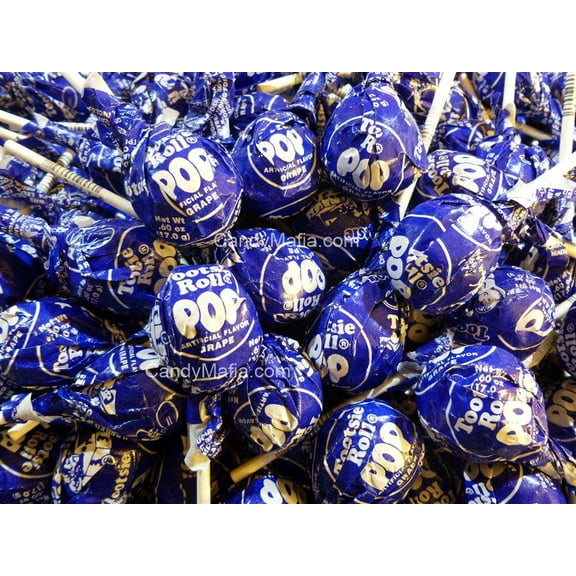 Grape Tootsie Pops 3 pound bulk bag