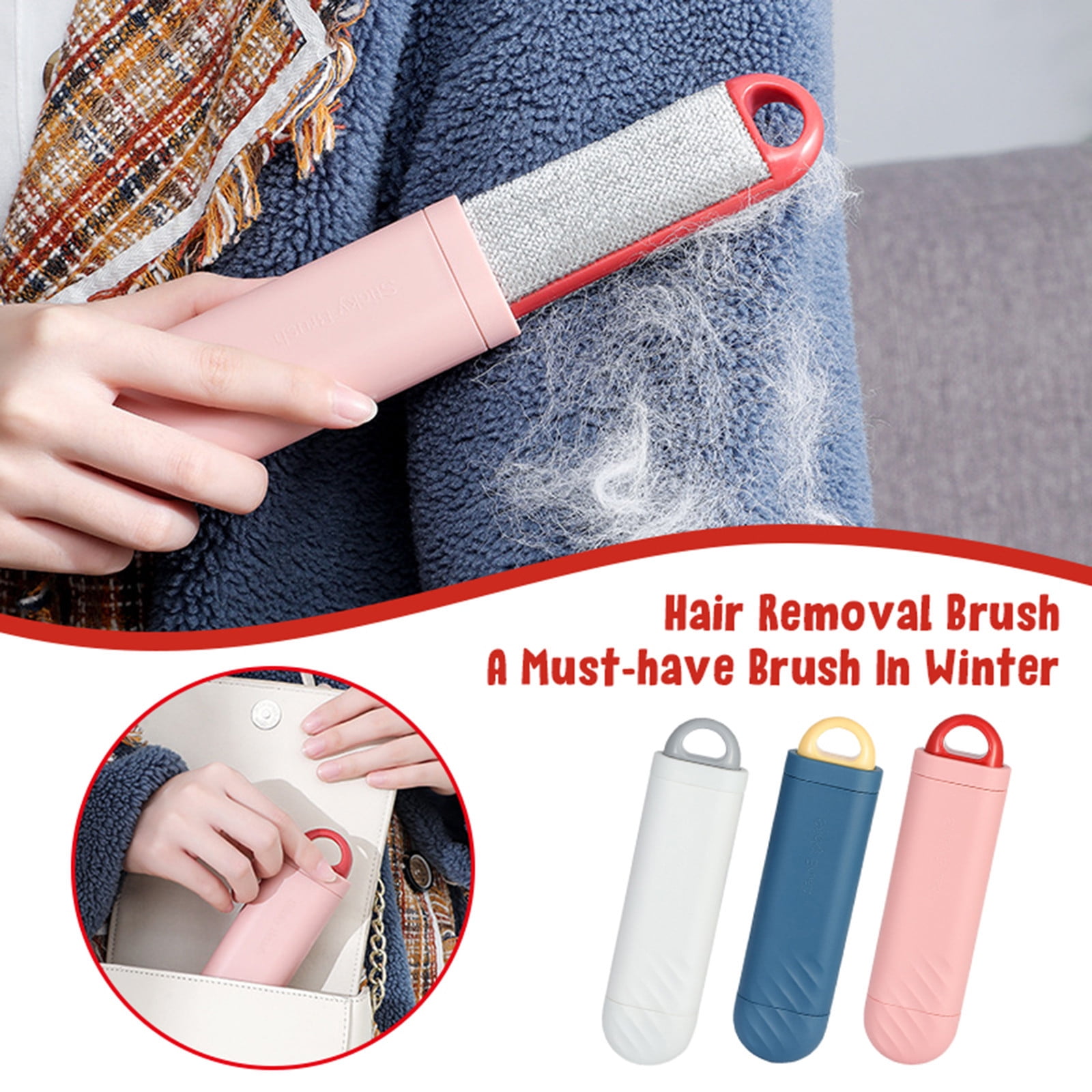 Electrostatic top hair remover