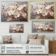 thumbnail image 4 of Designart "White Pink Magnolias Magnolia Euphony I" Floral Canvas Art Print, 4 of 5