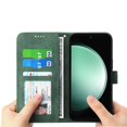 thumbnail image 4 of Wallet Case for Google Pixel 10A Flip Phone Case with Card Slots, Cash Pocket, Kickstand, Magnetic Closure & Wrist Strap, TPU Soft Shell Cover Green, 4 of 6