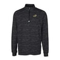 thumbnail image 2 of Men's Cutter & Buck  Black Akron RubberDucks Big & Tall Traverse Camo Print Stretch Quarter-Zip Pullover Top, 2 of 3