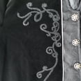 thumbnail image 4 of Chaqueta estilo frac estilo steampunk estilo gótico SIAEAMRG para hombre, color negro, talla L, 4 of 6