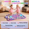 thumbnail image 3 of Tapete de Baile ANNKIE con 8 Botones Iluminados, Inalámbrico y Bluetooth, 3 of 8