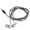 Silver, variant on ruhuadgb 3.5mm Wired In-ear Stereo Music Earphone Earpiece Hands-free Mic for Smart Phone