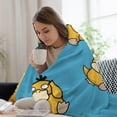 thumbnail image 7 of Pokemon Psyduck Throw Blanket Cute Flannel for Boys Girls Men Women, 7 of 7