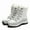 white, variant on Women's Insulated Warm Winter Boots - Waterproof & Snow-Ready, Cozy Lining for Hiking, Work & Daily Wear, Stylish Comfortable Design