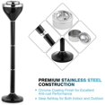 thumbnail image 2 of 3-Section Adjustable Floor Standing Ashtray with Lid, Stainless Steel Windproof Cigar Ashtrays for Outdoor  Home Office, 2 of 6