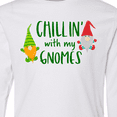thumbnail image 4 of Inktastic Chillin' with My Gnomes Long Sleeve Youth T-Shirt, 4 of 5