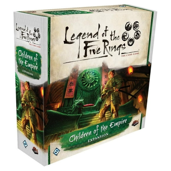 Fantasy Flight Games Legend of The Five Rings: The Card Game Children of The Empire Premium Expansion Strategy Game for Adults and Teens Ages 14+ 2 Players Avg. Playtime 45-90 Minutes