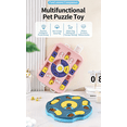 thumbnail image 5 of Pet Puzzle Feeder, Pet Slowly Eating Bowl for Healthy Digestion, Anti-Choking Mental Enrichment Toy, IQ Training Treat Puzzle for Small Medium Large Dogs & Cats, Non-Slip, 5 of 8
