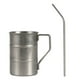 thumbnail image 1 of KAKOWELY 1 juego de taza de acero inoxidable, estilo retro, para bebidas frías, estilo industrial, con pajita., 1 of 5