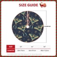 thumbnail image 4 of Halloween Christmas Tree Skirt - starry sky Night butterfly 30 Inches Christmas Tree Skirt for Halloween Holiday Indoor Home Christmas Tree Decorations with Three Ribbons, 4 of 7