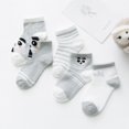 thumbnail image 1 of Calcetines gruesos de algodón con dibujos animados para bebé recién nacido, accesorios de ropa para niños de 0 a 2 años, 5 pares/lote, 1 of 4