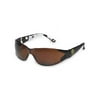BODY GLOVE Safety Glasses,Brown 90216