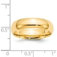 thumbnail image 3 of 14K Yellow Gold 6mm Comfort-Fit Band (Size 4.5) Made In United States cf060-4.5, 3 of 5